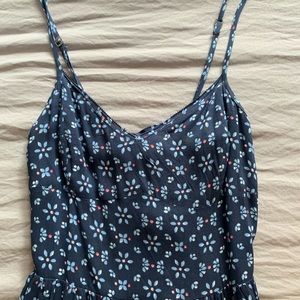 Navy blue w/ flowers maxi dress 💙🌸